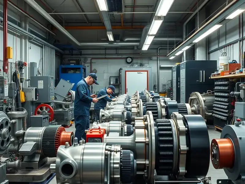 当社のポンプ修理工場