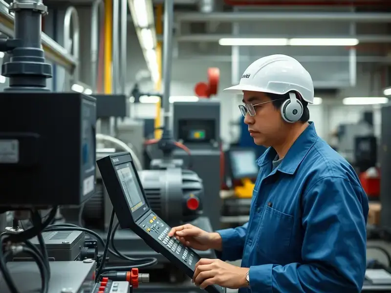 ポンプ診断風景